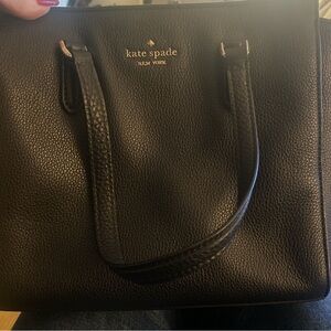 Kate Spade Black Leather Tote